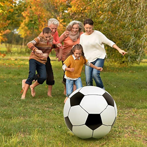 Balón De Fútbol Inflable Gigante De 27 Pulgadas, 2