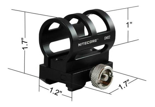 Nitecore Montaje Para Linterna De Caza Picatinny 1 25,4 Mm 1