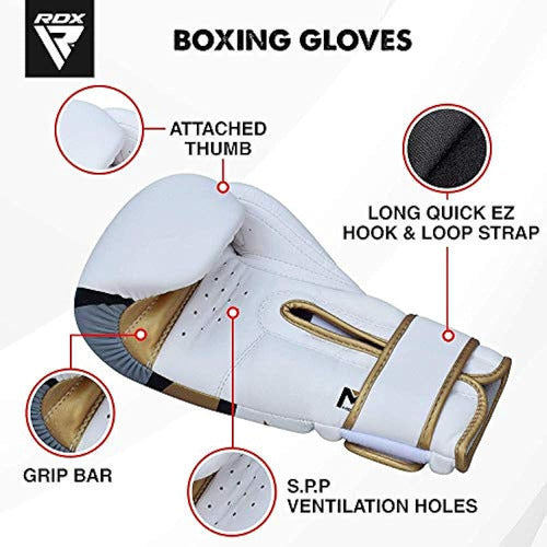 Rdx Ego Guantes De Boxeo Muay Thai Entrenamiento Profesional 1