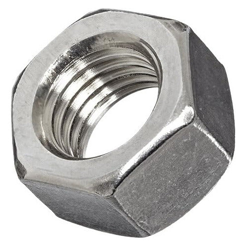 Stainless Steel 304 Hexagonal Nut M6 Thread 1.00 x 100 pcs 1