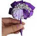 Mojun Wedding Groom Ribbon Rose Crystal Rhinestone Boutonniere 0