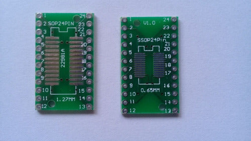 Adaptador Sop24 Dip24 Ssop24 Tssop Soic2 So24 1.27mm 0.65mm 0