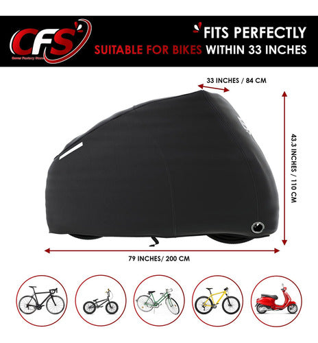 Cover Factory Store Bike Cover - Heavy-Duty Outdoor Storage Canvas 1