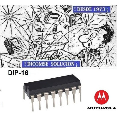 Motorola MC14490P CMOS Hex Contact Bounce Eliminator DIL-16 0