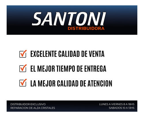 SANTONI Kit Levanta Vidrio Cristal Benz Axor 2035 2040 2044 C 4