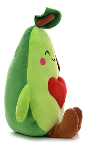 Medium Avocado Plush with Heart Kawaii Lovers 1710 13