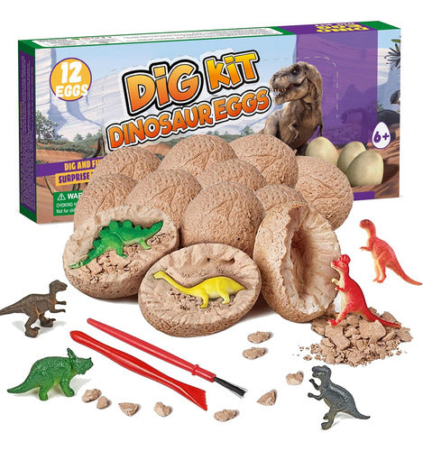 HERMES SHOP Dinosaur Excavation Kit for Children 4 to 12 Years Old 0