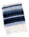 Geko Striped Fringed Lightweight and Warm Scarf 185x45cm Women 1