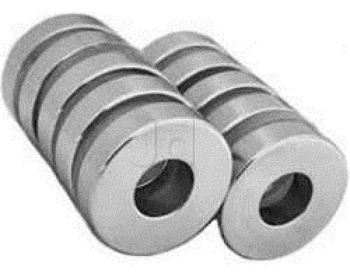 Tec-pro 25 Neodymium Disc Magnets 13x7x2 Mm Nickel-Plated 0