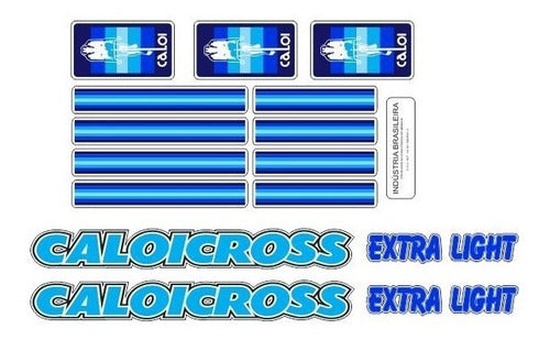 Adesivos Para A Caloicross Extra Light 1983 Azul 0