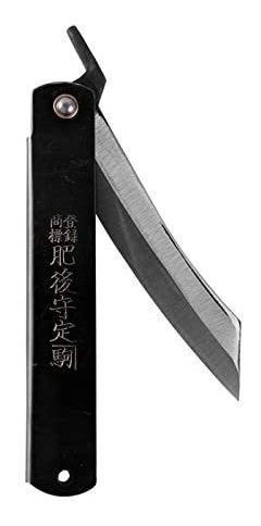 Higonokami Knife - SK Steel 120mm Black 0