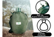 Kaqtus Kids Tactical Type 1L Water Bottle with Shoulder Strap 3