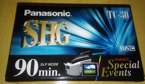 Panasonic VHS-C Video Cassette for TC-30 Camcorders Up to 90 Minutes 1