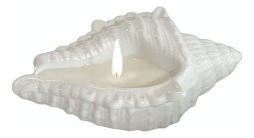 Bougies Déco Soy Aromatic Candle Snail Bowl 18x12 Cms - Nag Champa 2