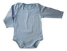 Pack of 3 Basic Long Sleeve Bodysuits 100% Cotton Sizes 6-7 5