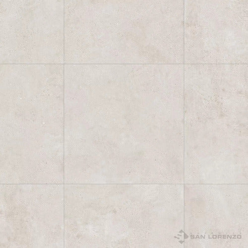 Porcelanato San Lorenzo 58x58 Vesta Duo Avorio In Out 1ra 1