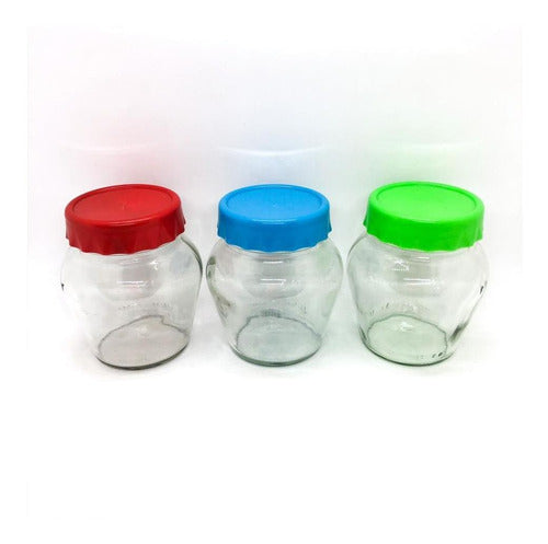 ByF Deco 50 Plastic Lids for Jam Jars - Secure Closure 3