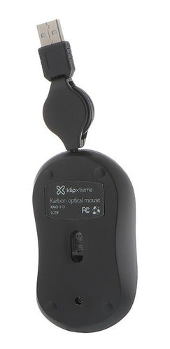 Klip Xtreme Mouse Karbon KMO-113 Retractable 4