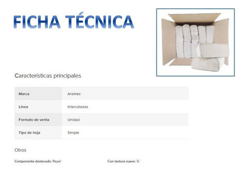 Aromes Toallas Papel Intercaladas Linea Eco Beige Medidas 20x24 1