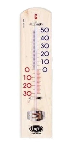 Luft Wooden Base Room Thermometer -30º to +50º 0