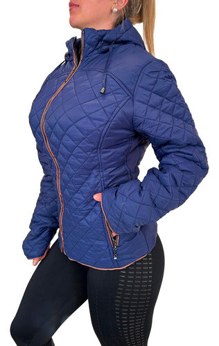 Gboy Thermal Inflated Jacket for Women - Matelasse Diamond Design 0