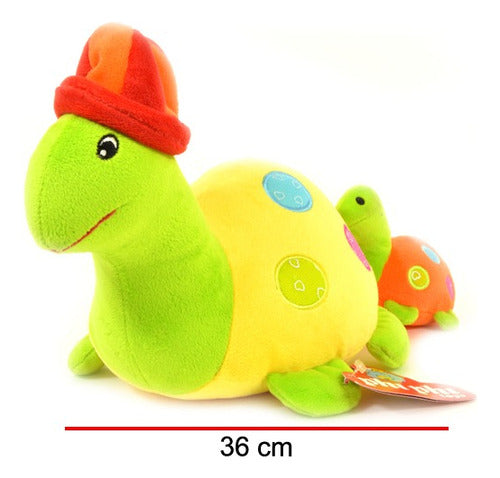 Tortuga Con Hijo De Peluche Regalo Apego Suave 1