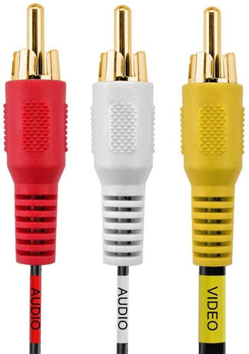 Cmple RCA Cable 3 Male to 3 Male RCA, Gold Plated/6 Feet 3