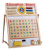 TGIMPORTACION Double-Sided Magnetic Teaching Board with Chalk and Marker for Kids 6