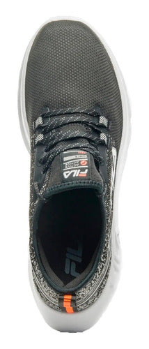 Fila Stay H Men's Running Shoes Black-White-Orange 3