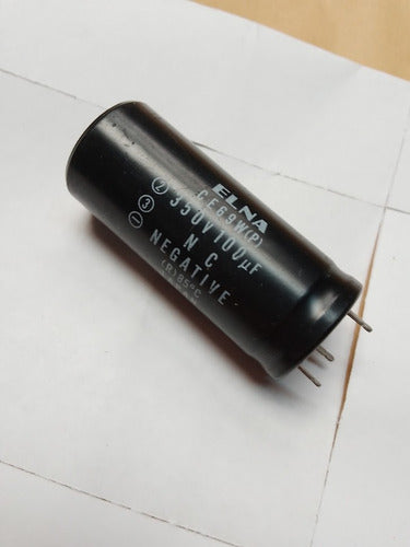 Elna 100 Uf X 350 Volt Shielded Capacitor Bag With 5 2