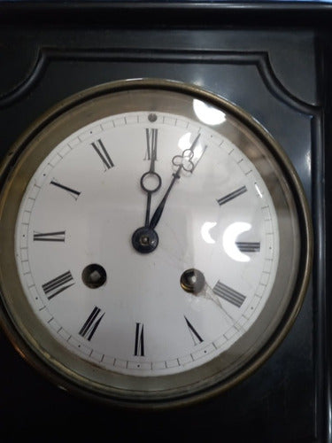 Reloj Antiguo De Mármol Negro 1