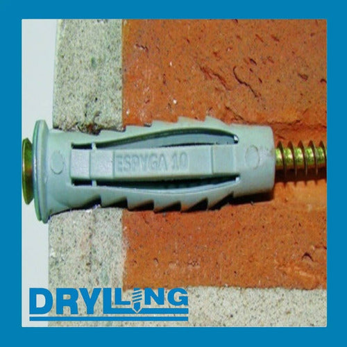 DRYLLING 5 X 45 Screws for 8mm Plug - 100 Units 1