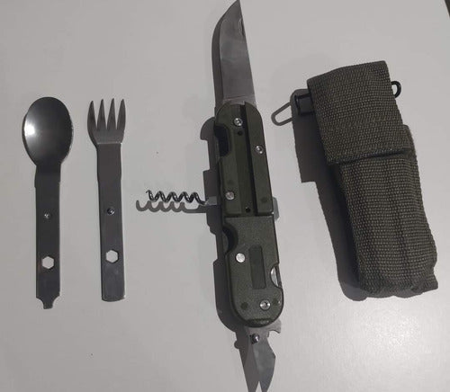 Folding Camping Survival Cutlery Set 1