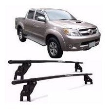 Barras De Techo Eqmax Acero Toyota Hilux 2016-2021 Negro 1