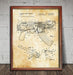 Cafoot Memorabilia Retro Patent AK 47 Framed Poster 0