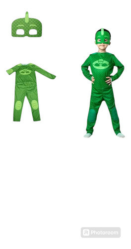 Generic Disfraz Pj Mask Héroes En Pijamas Personaje Gekko 2