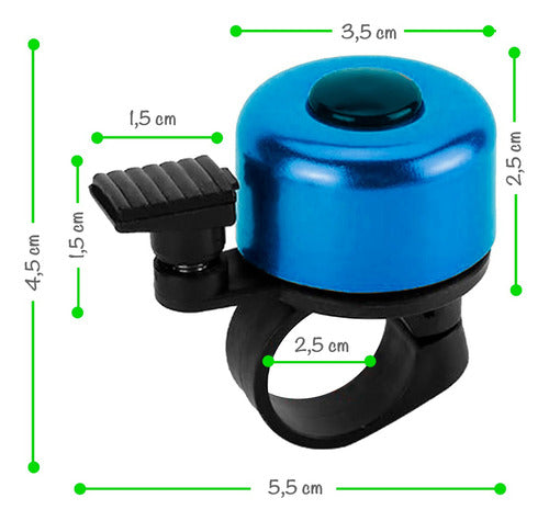 Iko Shop Bicycle Bell Metal Ring for Cycling 1