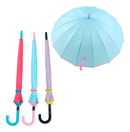 Oreiro Love Compact Automatic Umbrella - Ideal for Travel 1