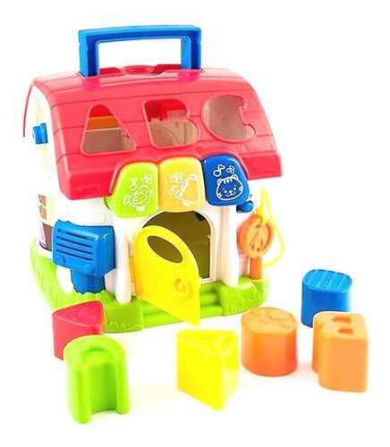 Winfun Interactive Musical Activity House Toy for Babies with Stacking Blocks 2