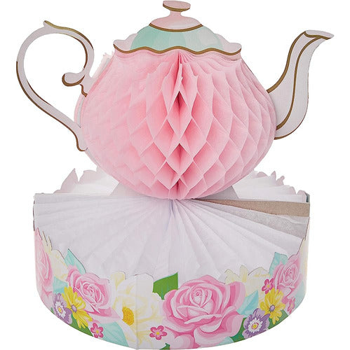 Creative Converting Floral Tea Party Centerpiece, 1 Ct Multi 1