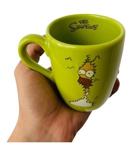 Taza Simpson Homero Arbusto 1