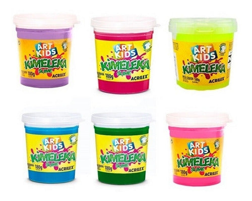 Masa Slime Kimeleka Pote X 180g Colores Orignal Ar1 05812 1