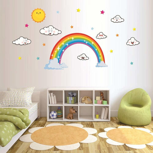 Vinilo Decorativo Pared. Arcoiris (73*40cm) 3