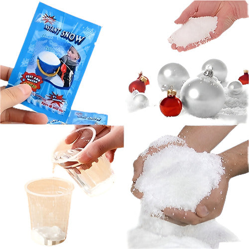 4 Pack Instant Falsa Magia Snow for Sensory J 0