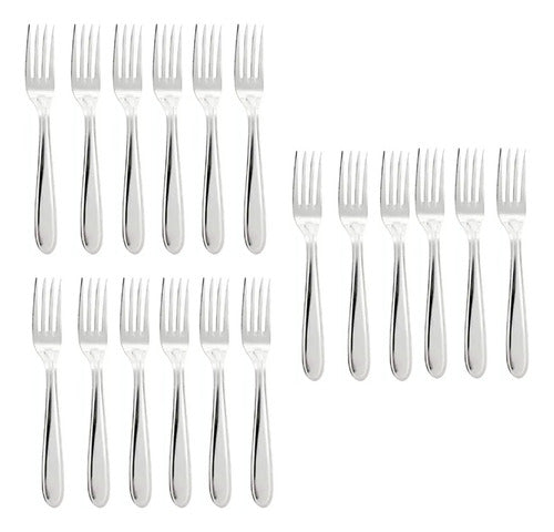 Carol Set X24 Stainless Steel Table Forks 0