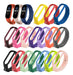 Miaband Pack of 4 Silicone Bands for Xiaomi Mi Band 3, 4, 5, 6, and 7 0