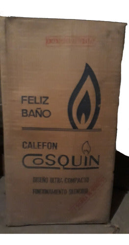 Vintage Cosquin Gas Water Heater from the 70s, Unused, With Valve - No Shipping 1
