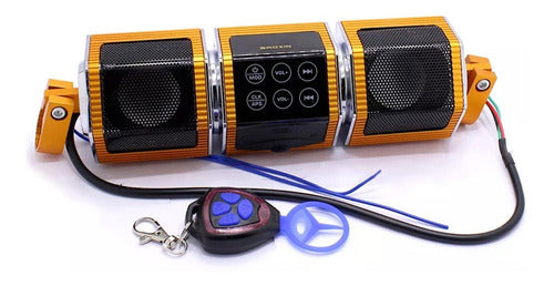 Radio Con Alarma Para Moto/bluetooth/parlantes - Tyt 0