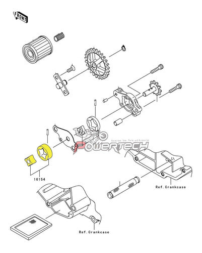 Kawasaki Oil Pump Star Collector KXF 250 10 - 20 2