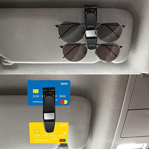 Soporte De Gafas De Sol De 2 Piezas Para Visera De Coche, So 4